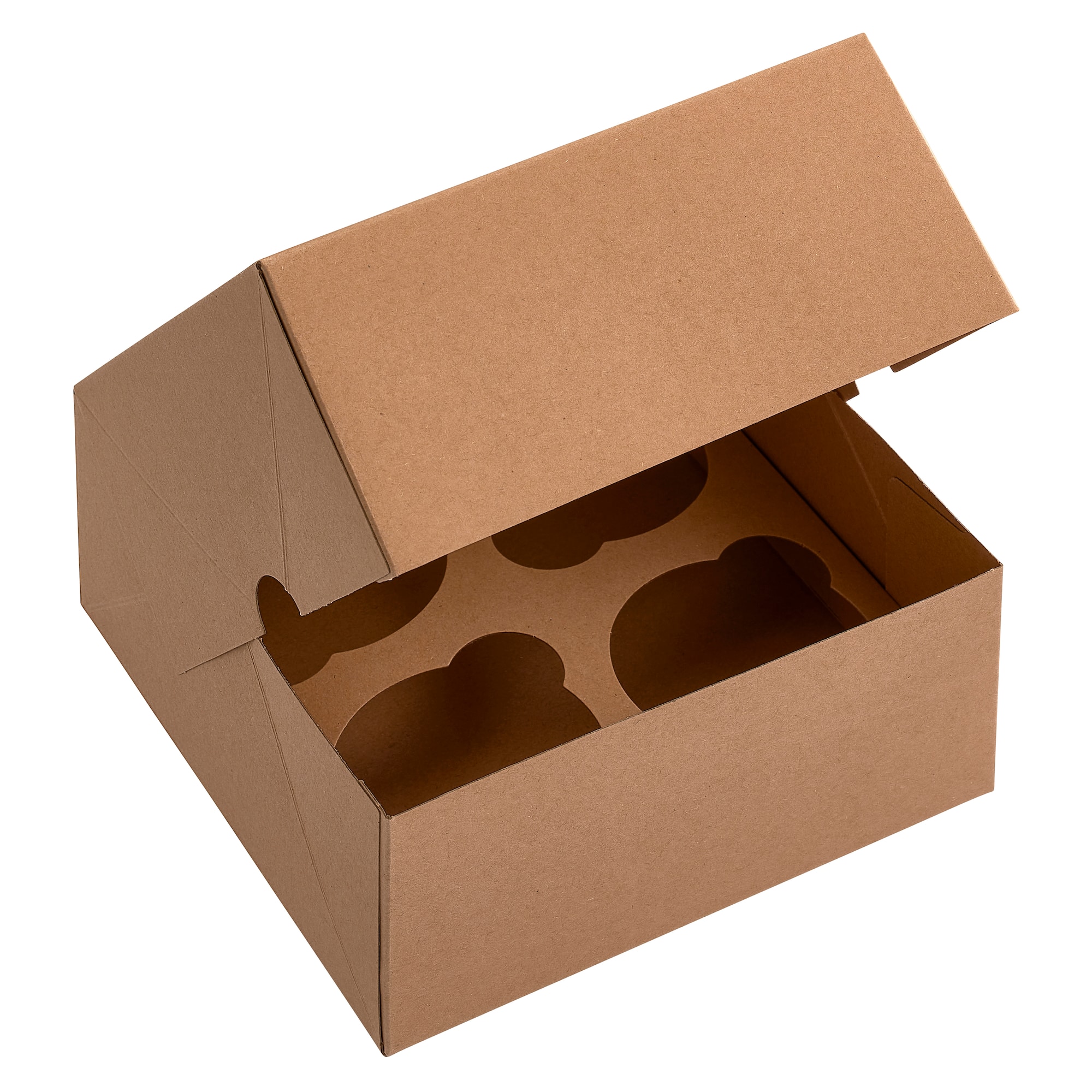 6 Packs: 3 ct. (18 total) Kraft Cupcake Boxes by Celebrate It®